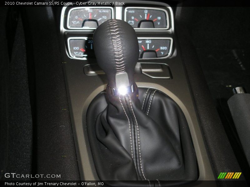 Cyber Gray Metallic / Black 2010 Chevrolet Camaro SS/RS Coupe