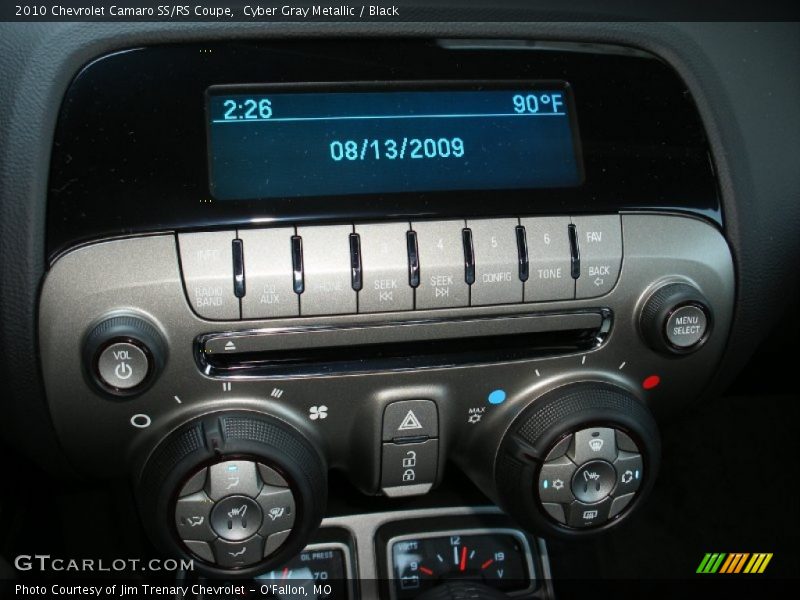 Cyber Gray Metallic / Black 2010 Chevrolet Camaro SS/RS Coupe