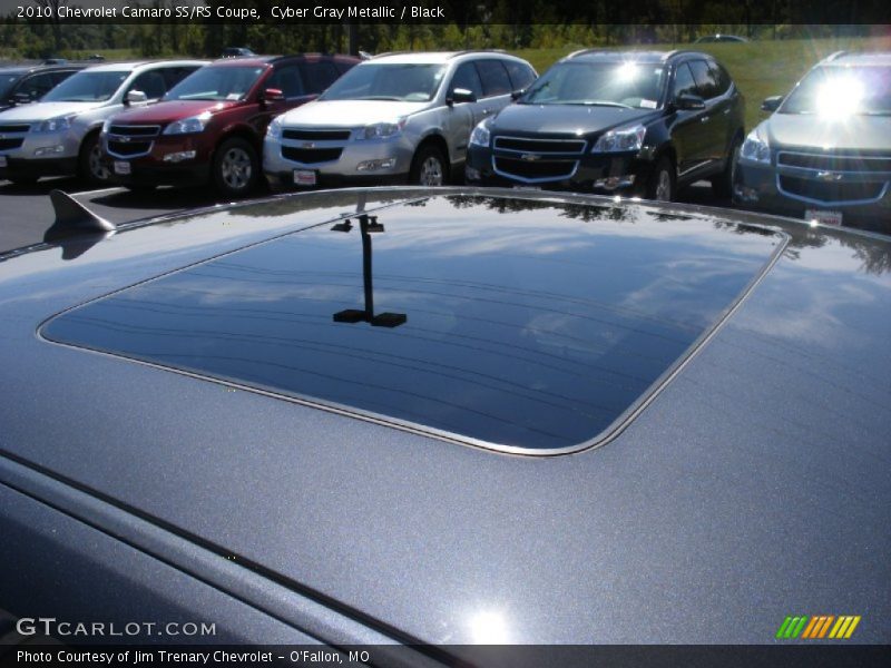 Cyber Gray Metallic / Black 2010 Chevrolet Camaro SS/RS Coupe
