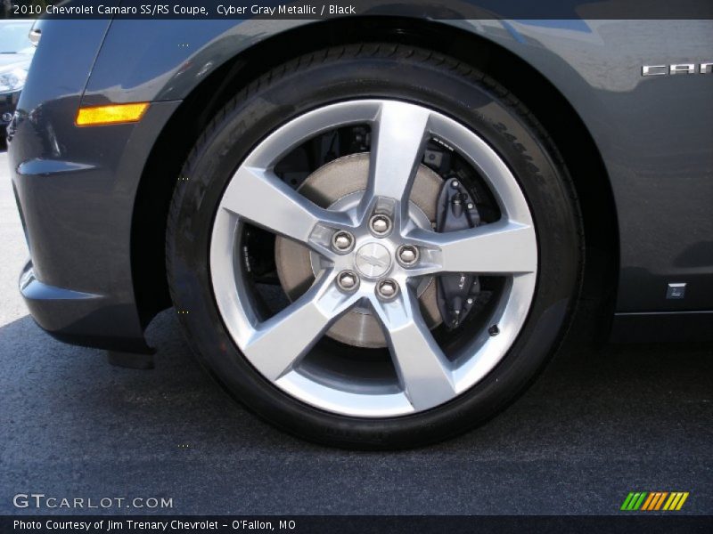 Cyber Gray Metallic / Black 2010 Chevrolet Camaro SS/RS Coupe