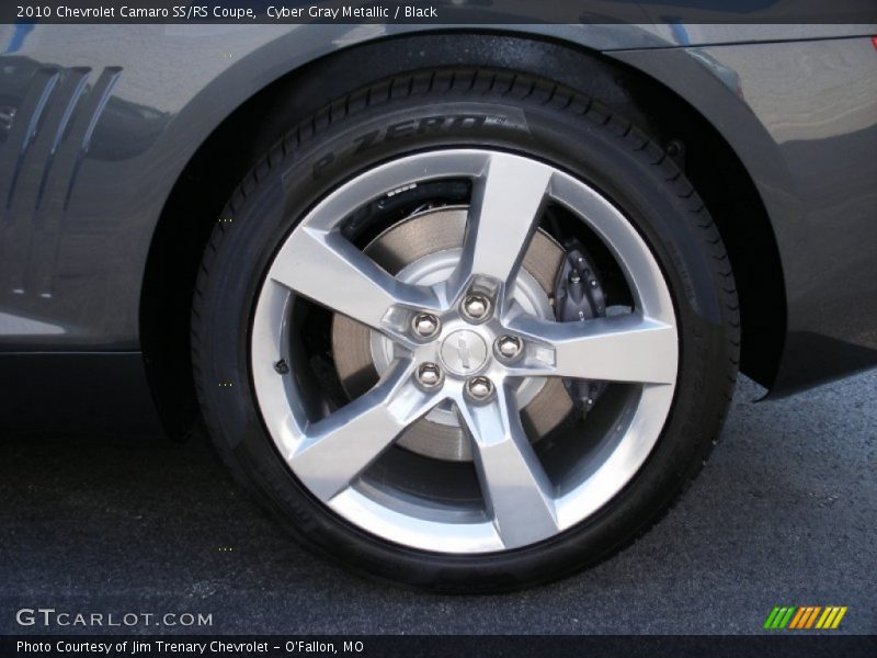 Cyber Gray Metallic / Black 2010 Chevrolet Camaro SS/RS Coupe