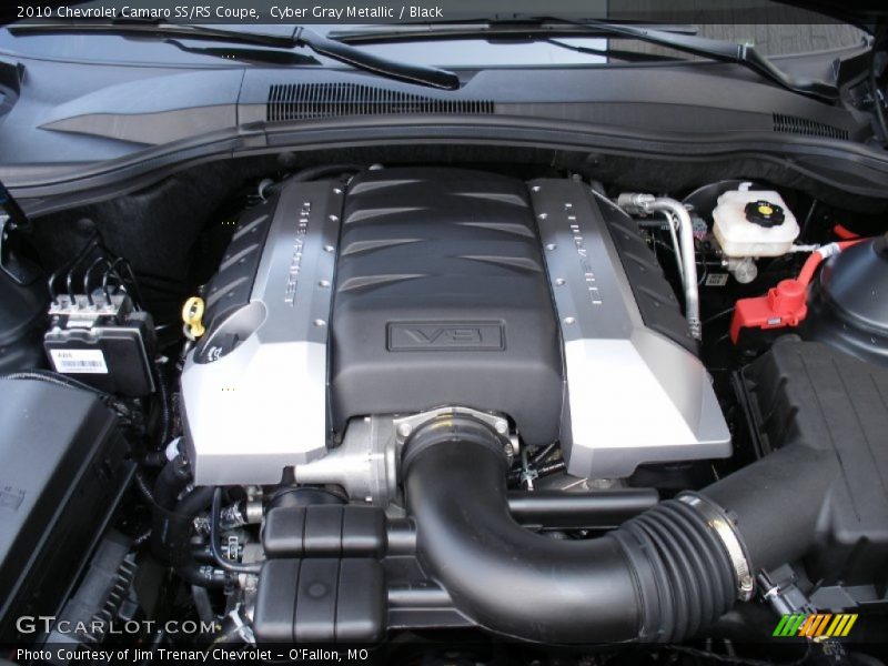 Cyber Gray Metallic / Black 2010 Chevrolet Camaro SS/RS Coupe