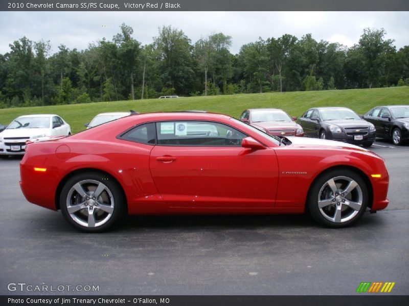 Victory Red / Black 2010 Chevrolet Camaro SS/RS Coupe