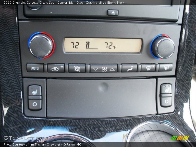 Cyber Gray Metallic / Ebony Black 2010 Chevrolet Corvette Grand Sport Convertible