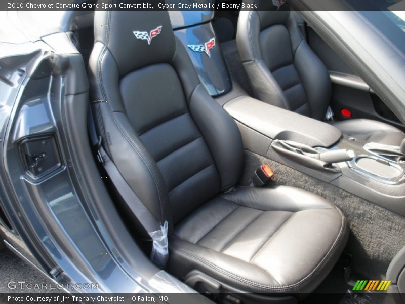  2010 Corvette Grand Sport Convertible Ebony Black Interior