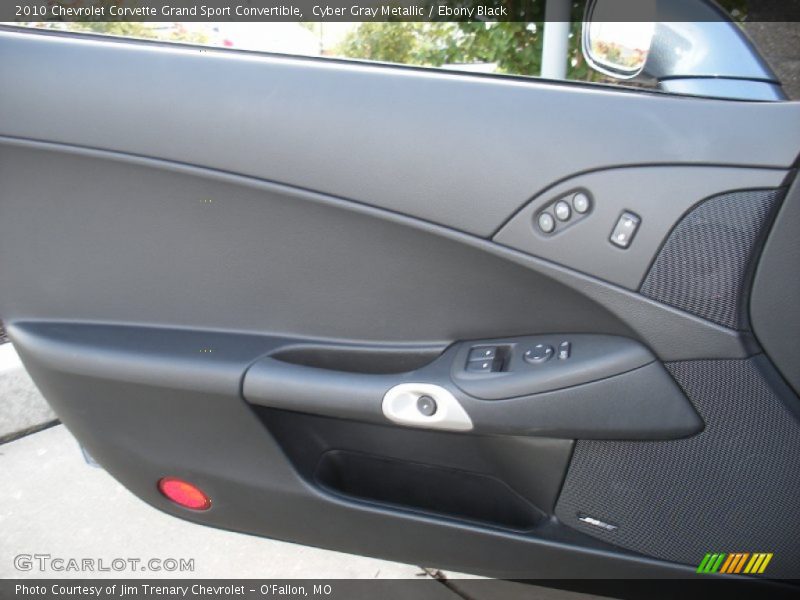 Cyber Gray Metallic / Ebony Black 2010 Chevrolet Corvette Grand Sport Convertible
