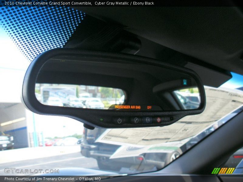 Cyber Gray Metallic / Ebony Black 2010 Chevrolet Corvette Grand Sport Convertible
