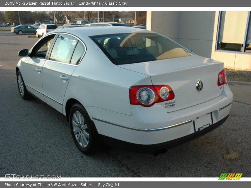 Candy White / Classic Gray 2008 Volkswagen Passat Turbo Sedan
