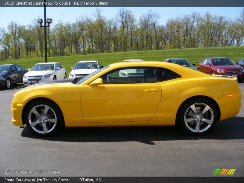 Rally Yellow / Black 2010 Chevrolet Camaro SS/RS Coupe