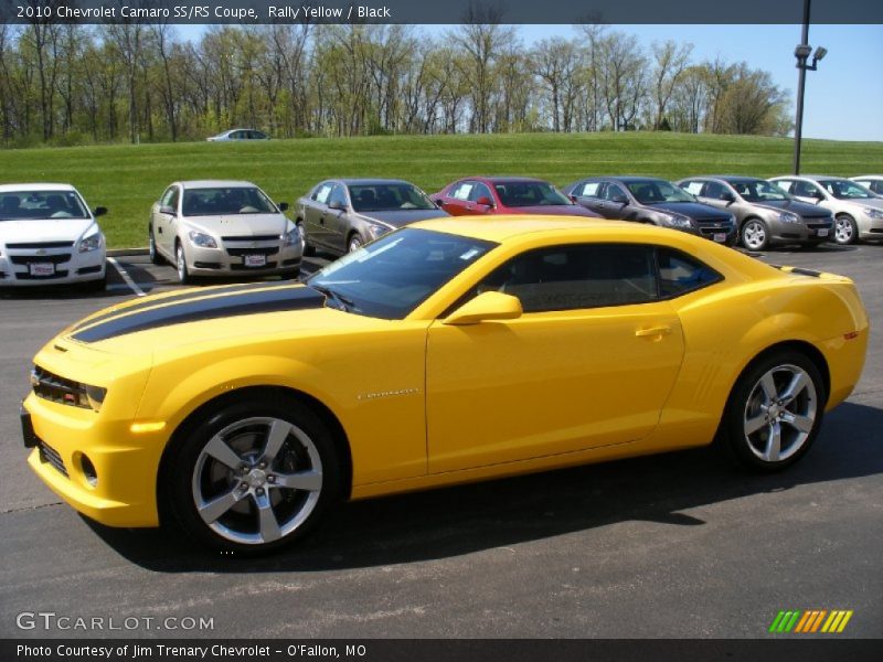 Rally Yellow / Black 2010 Chevrolet Camaro SS/RS Coupe