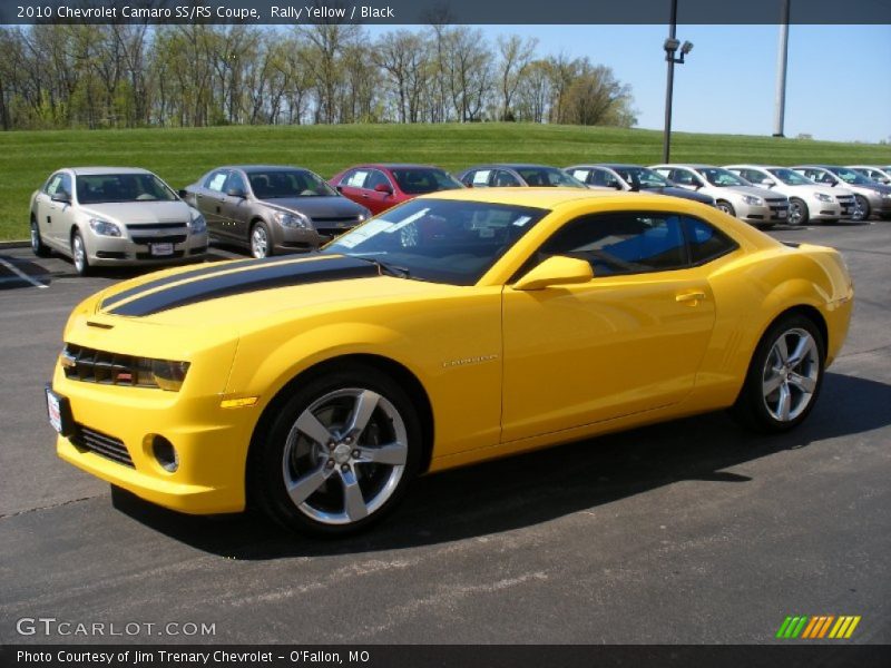 Rally Yellow / Black 2010 Chevrolet Camaro SS/RS Coupe
