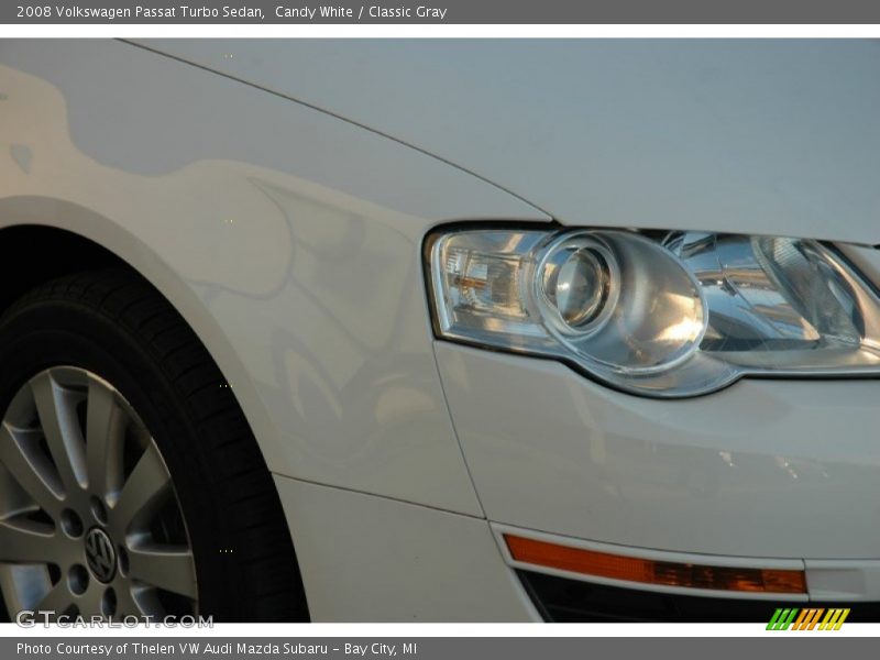 Candy White / Classic Gray 2008 Volkswagen Passat Turbo Sedan