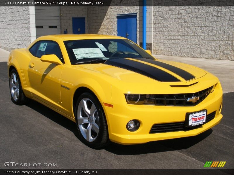 Rally Yellow / Black 2010 Chevrolet Camaro SS/RS Coupe