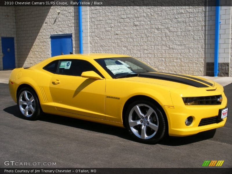 Rally Yellow / Black 2010 Chevrolet Camaro SS/RS Coupe