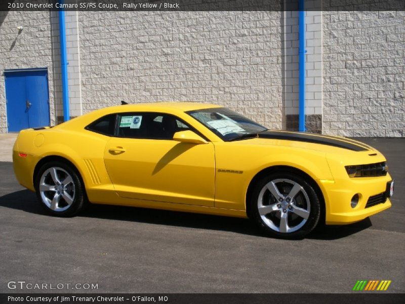 Rally Yellow / Black 2010 Chevrolet Camaro SS/RS Coupe