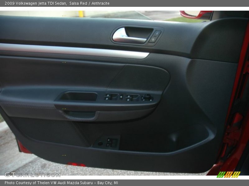 Salsa Red / Anthracite 2009 Volkswagen Jetta TDI Sedan