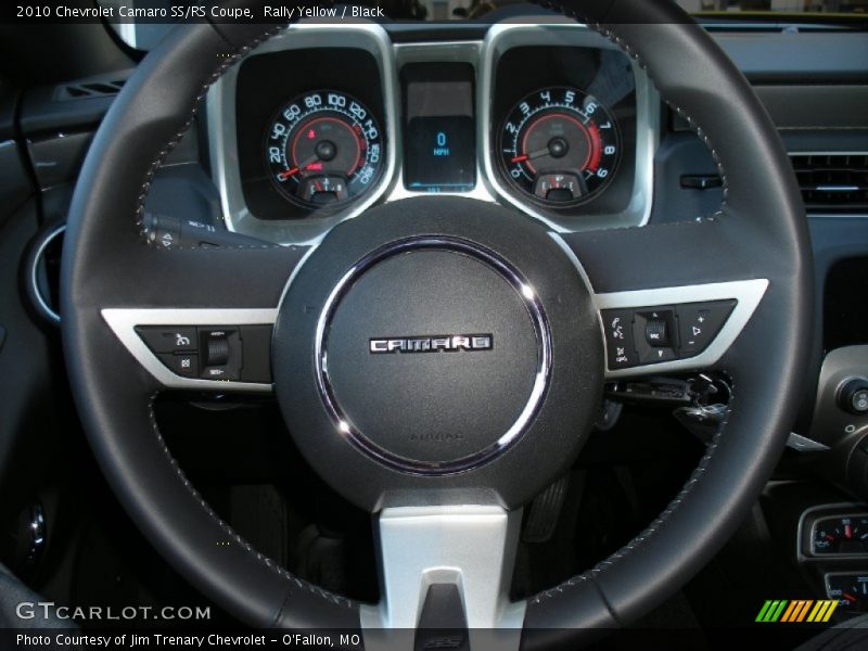 Rally Yellow / Black 2010 Chevrolet Camaro SS/RS Coupe
