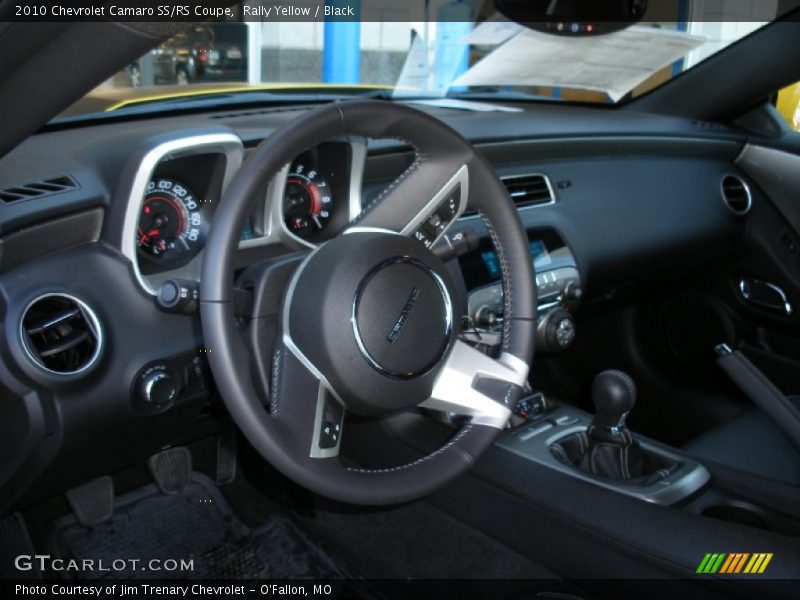 Rally Yellow / Black 2010 Chevrolet Camaro SS/RS Coupe
