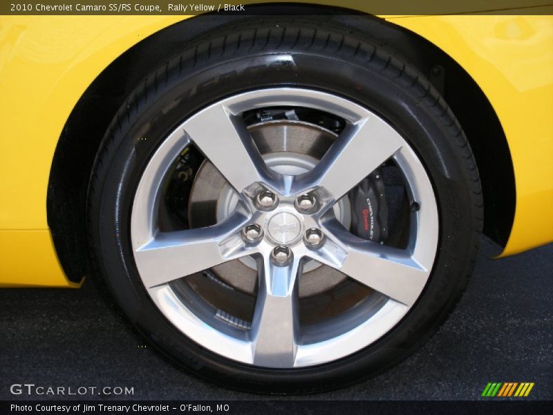 Rally Yellow / Black 2010 Chevrolet Camaro SS/RS Coupe