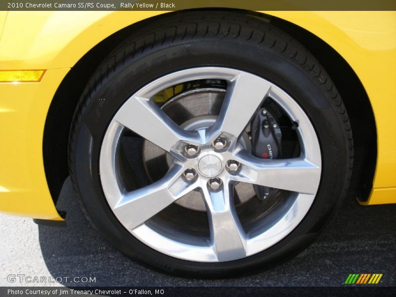 Rally Yellow / Black 2010 Chevrolet Camaro SS/RS Coupe