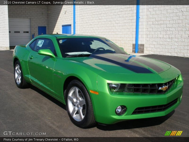 Synergy Green Metallic / Black 2010 Chevrolet Camaro LT Coupe