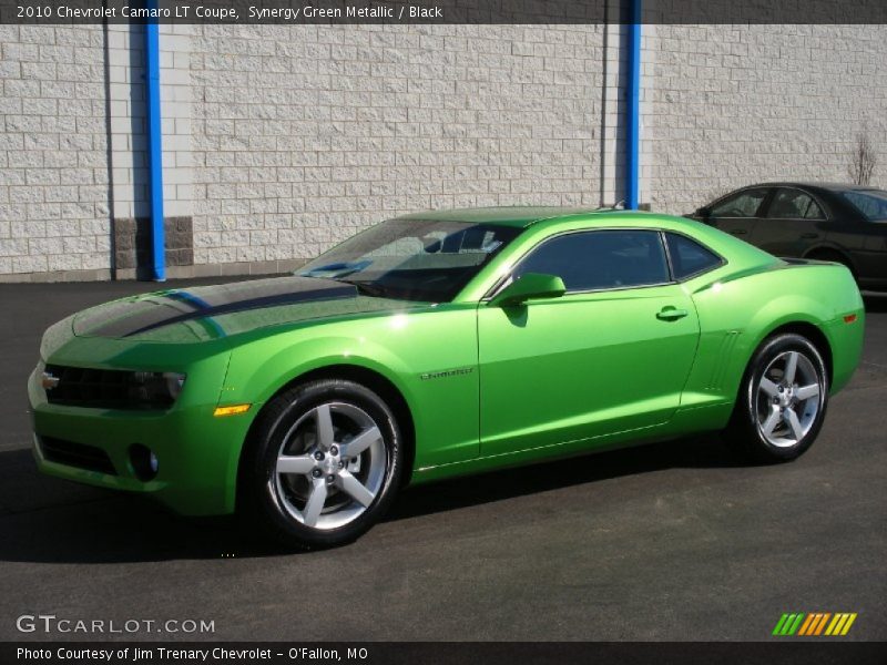 Synergy Green Metallic / Black 2010 Chevrolet Camaro LT Coupe