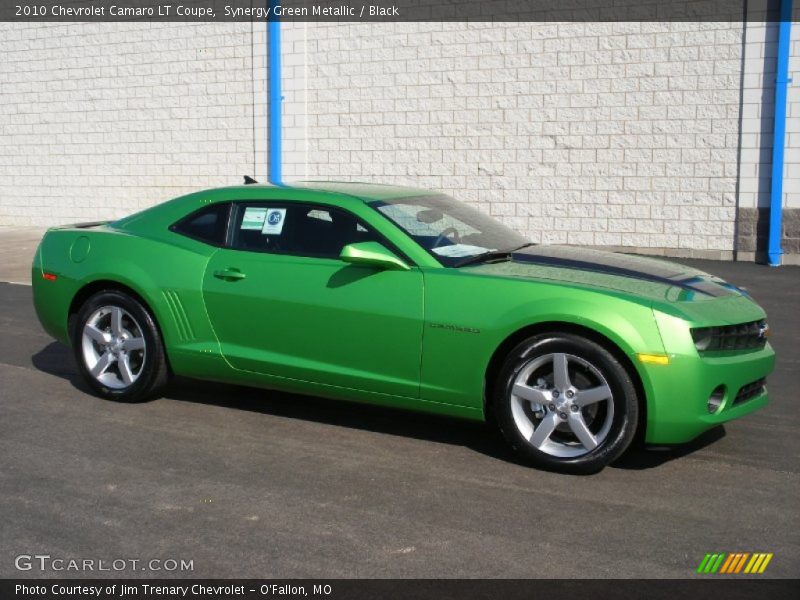 Synergy Green Metallic / Black 2010 Chevrolet Camaro LT Coupe