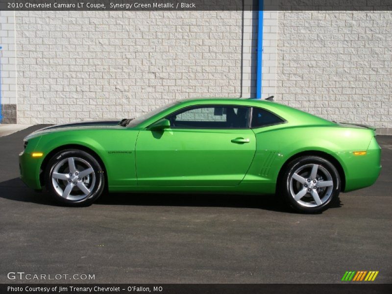 Synergy Green Metallic / Black 2010 Chevrolet Camaro LT Coupe