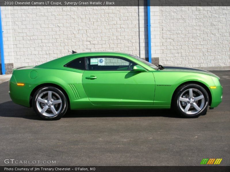 Synergy Green Metallic / Black 2010 Chevrolet Camaro LT Coupe