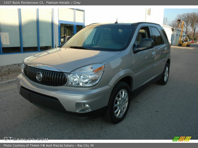 Platinum Metallic / Gray 2007 Buick Rendezvous CX