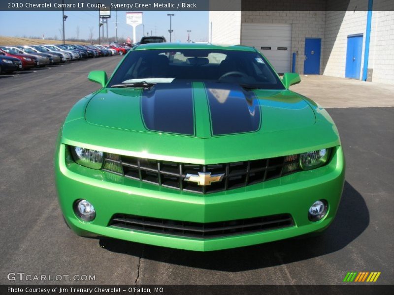 Synergy Green Metallic / Black 2010 Chevrolet Camaro LT Coupe
