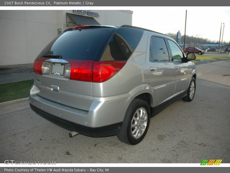 Platinum Metallic / Gray 2007 Buick Rendezvous CX