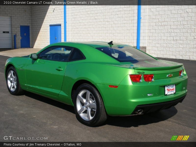 Synergy Green Metallic / Black 2010 Chevrolet Camaro LT Coupe