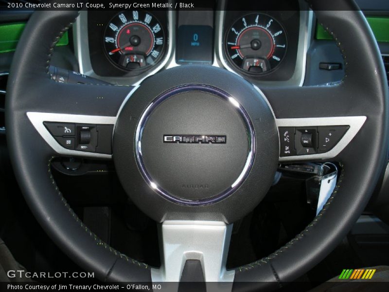 Synergy Green Metallic / Black 2010 Chevrolet Camaro LT Coupe