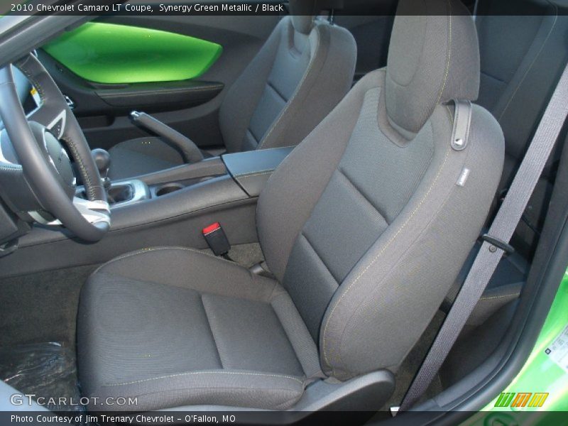 Synergy Green Metallic / Black 2010 Chevrolet Camaro LT Coupe