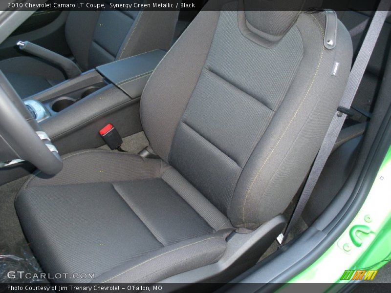 Synergy Green Metallic / Black 2010 Chevrolet Camaro LT Coupe