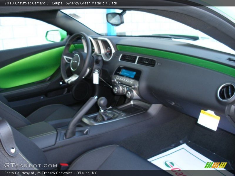 Synergy Green Metallic / Black 2010 Chevrolet Camaro LT Coupe