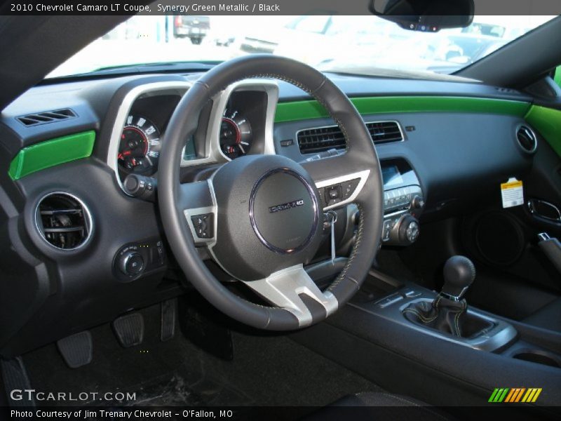 Synergy Green Metallic / Black 2010 Chevrolet Camaro LT Coupe