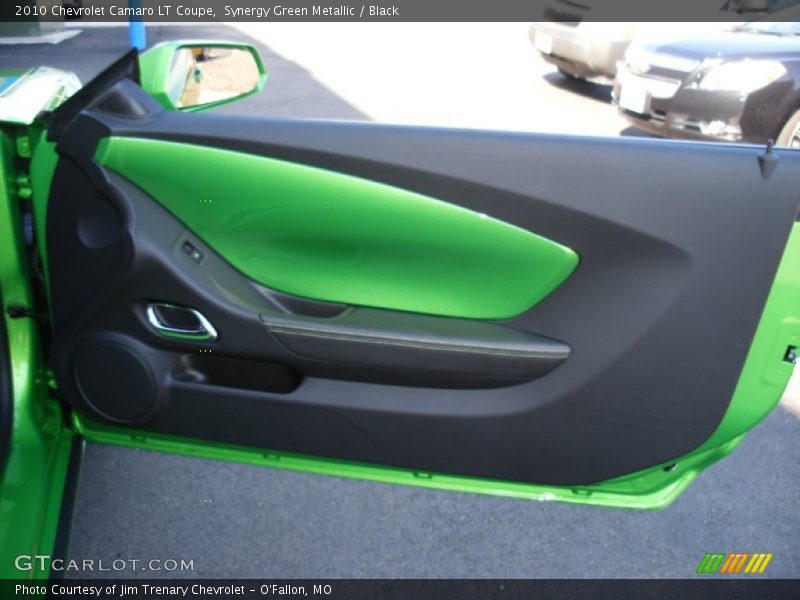 Synergy Green Metallic / Black 2010 Chevrolet Camaro LT Coupe