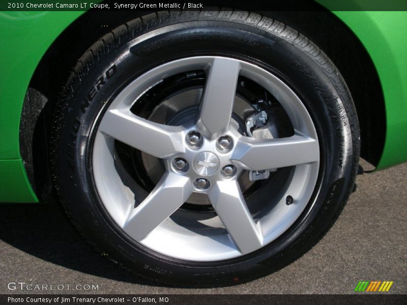 Synergy Green Metallic / Black 2010 Chevrolet Camaro LT Coupe