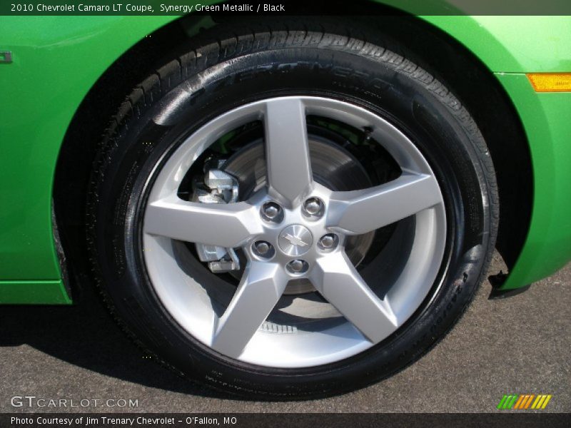 Synergy Green Metallic / Black 2010 Chevrolet Camaro LT Coupe