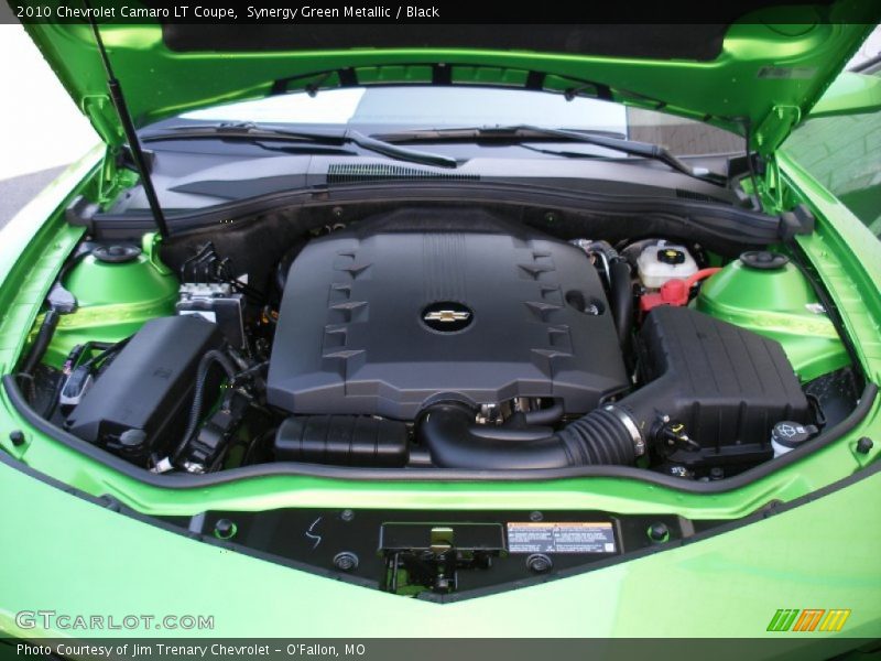 Synergy Green Metallic / Black 2010 Chevrolet Camaro LT Coupe