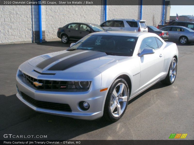 Silver Ice Metallic / Black 2010 Chevrolet Camaro SS/RS Coupe