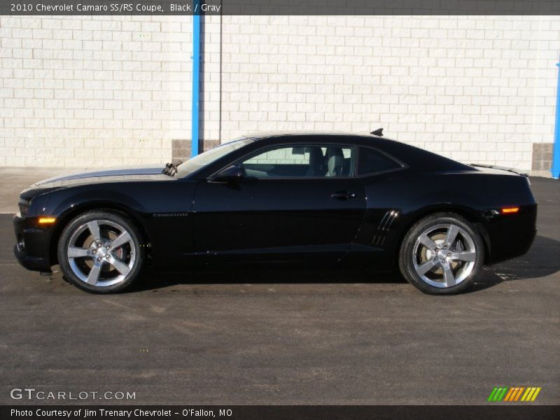 Black / Gray 2010 Chevrolet Camaro SS/RS Coupe