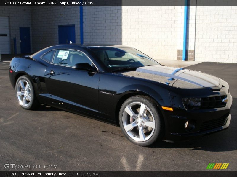 Black / Gray 2010 Chevrolet Camaro SS/RS Coupe