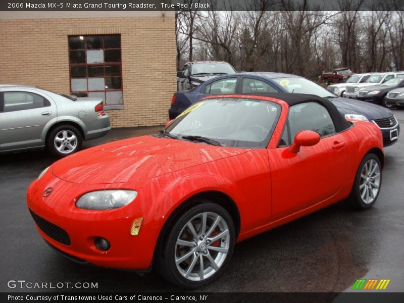 True Red / Black 2006 Mazda MX-5 Miata Grand Touring Roadster