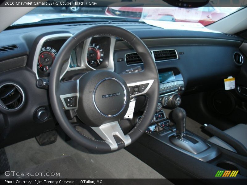 Black / Gray 2010 Chevrolet Camaro SS/RS Coupe
