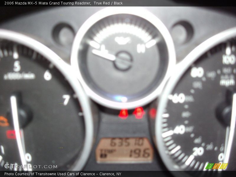 True Red / Black 2006 Mazda MX-5 Miata Grand Touring Roadster