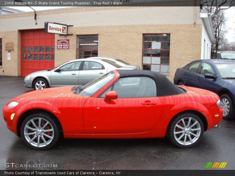 True Red / Black 2006 Mazda MX-5 Miata Grand Touring Roadster