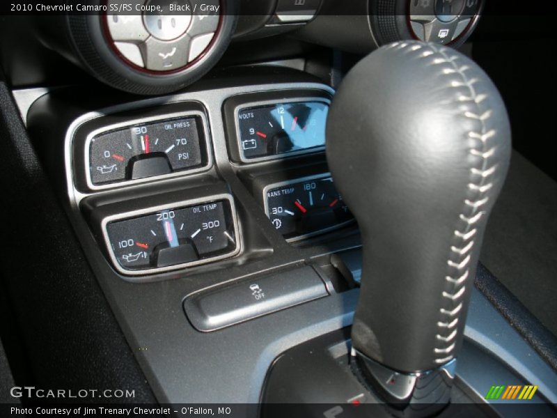 Black / Gray 2010 Chevrolet Camaro SS/RS Coupe